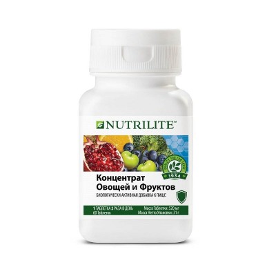 NUTRILITE™ Концентрат овощей и фруктов, 60 таб. NUTRILITE™ Концентрат овощей и фруктов, 60 таб.