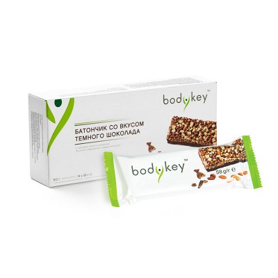 bodykey by NUTRILITE™ Батончики вкус темного шоколада, 14 х 58 г.